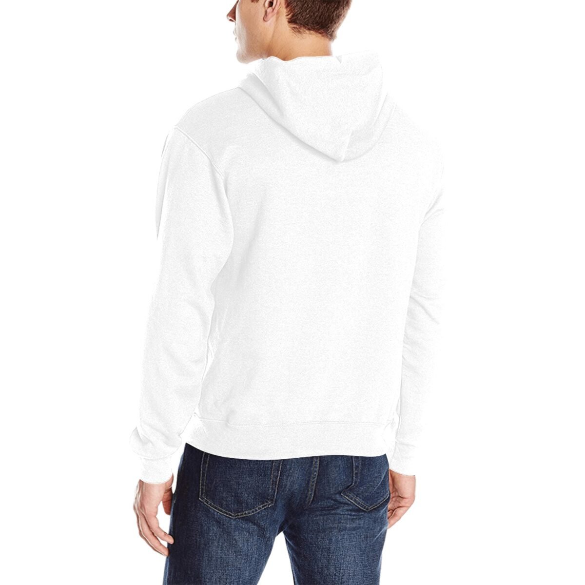Gildan -Men's Dry Blend Hooded Sweatshirt - 12500 (Model H03) - Image 4