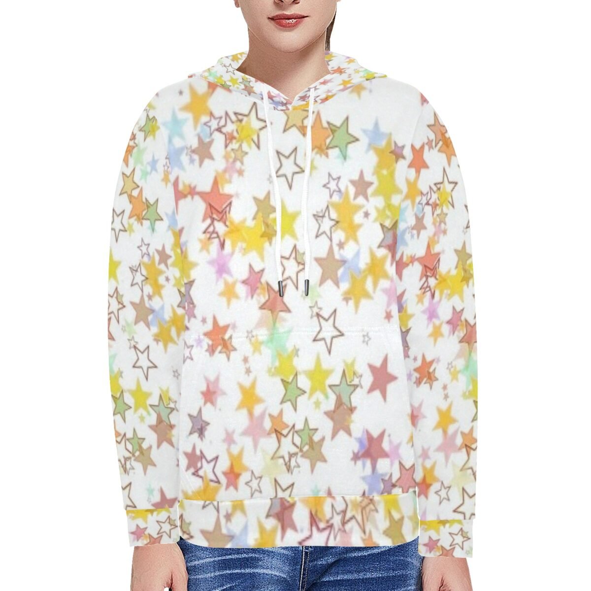 Women's Long Sleeve Fleece Hoodie new - Image 1