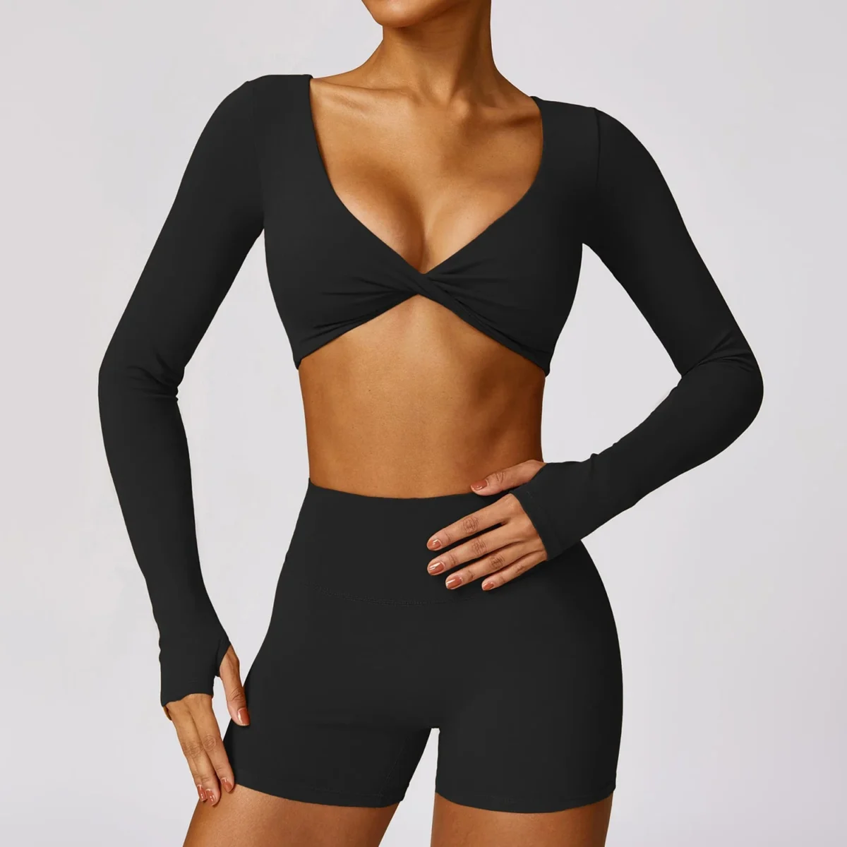 Women's Sleek Performance Activewear Set - Image 2