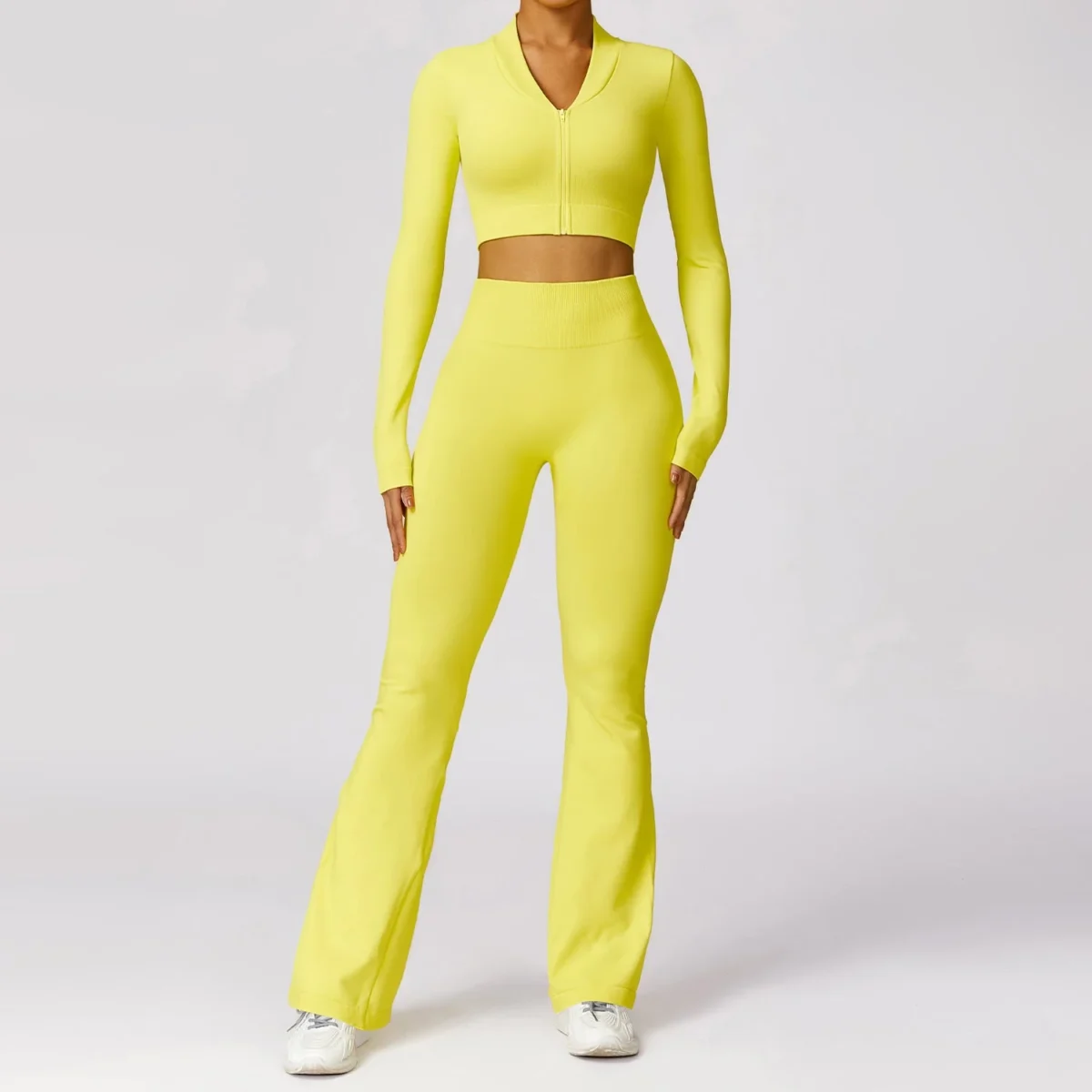 Women's Radiant Flow Long-Sleeve Yoga Set - Image 5