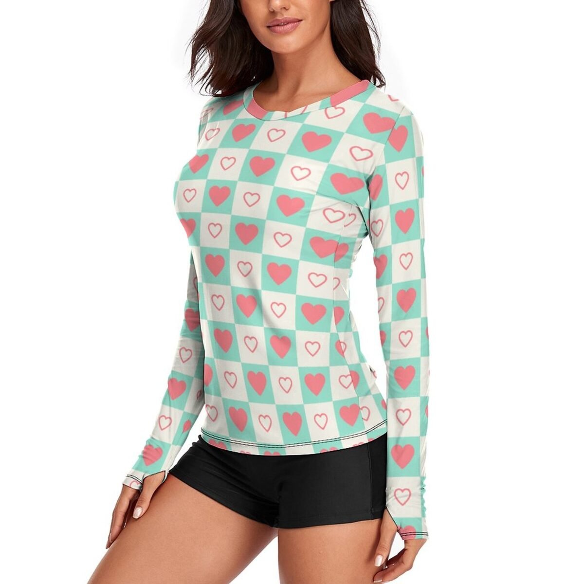 All Over Printed Women's Long Sleeve T-Shirt - Image 4