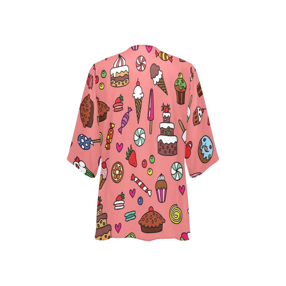 Women's Kimono Chiffon Cover Up (H51) - Image 5