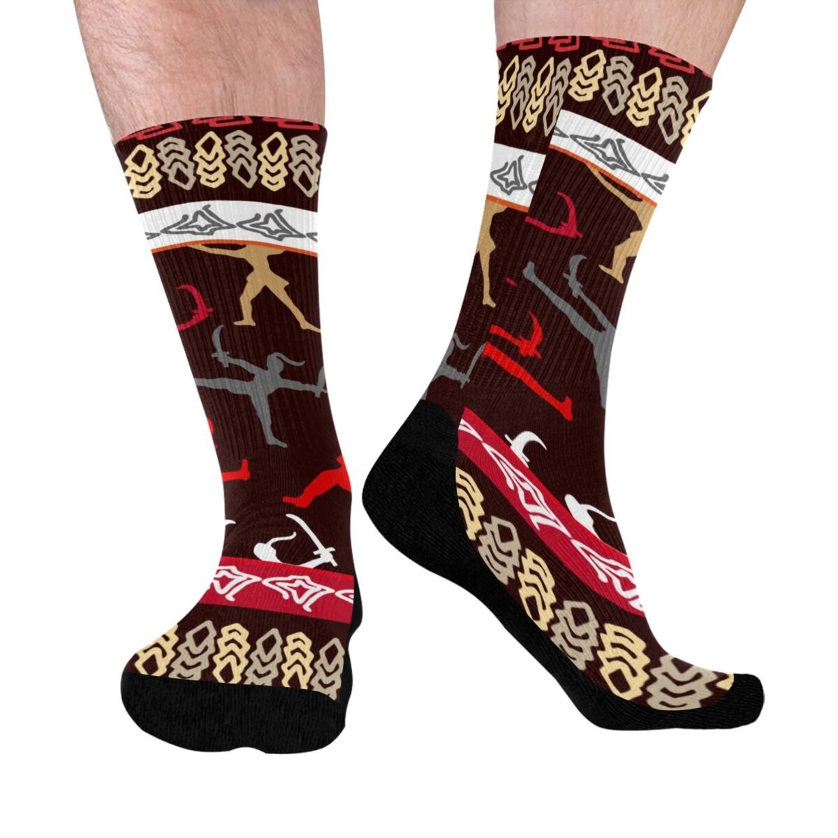 Mid-Calf Socks (Black Bottom) - Image 1