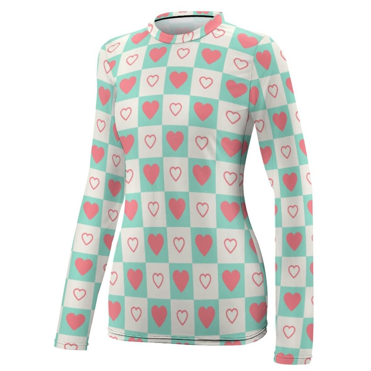 All Over Printed Women's Long Sleeve T-Shirt - Image 2