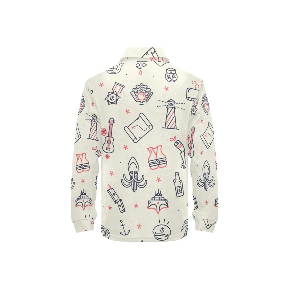 Big Girls' Long Sleeve Polo Shirt T73 - Image 2