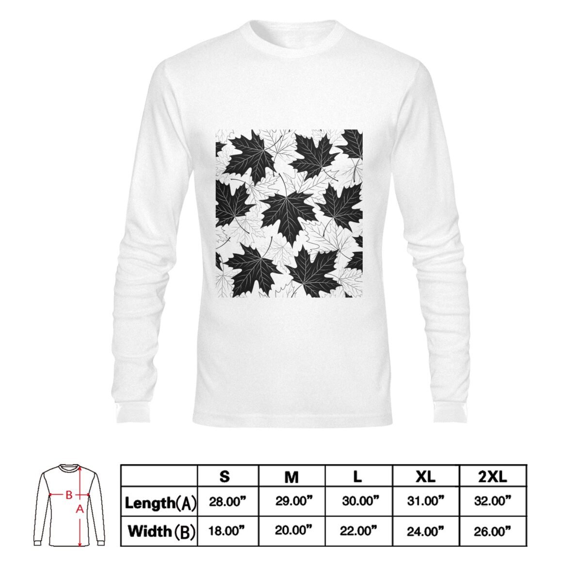 Gildan - Men's Heavy Cotton Long Sleeve T-Shirt - 5400 (One Side Printing) - Image 2