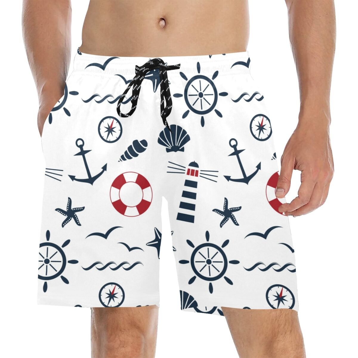 Men's Mid-Length Beach Shorts (L51) - Image 5