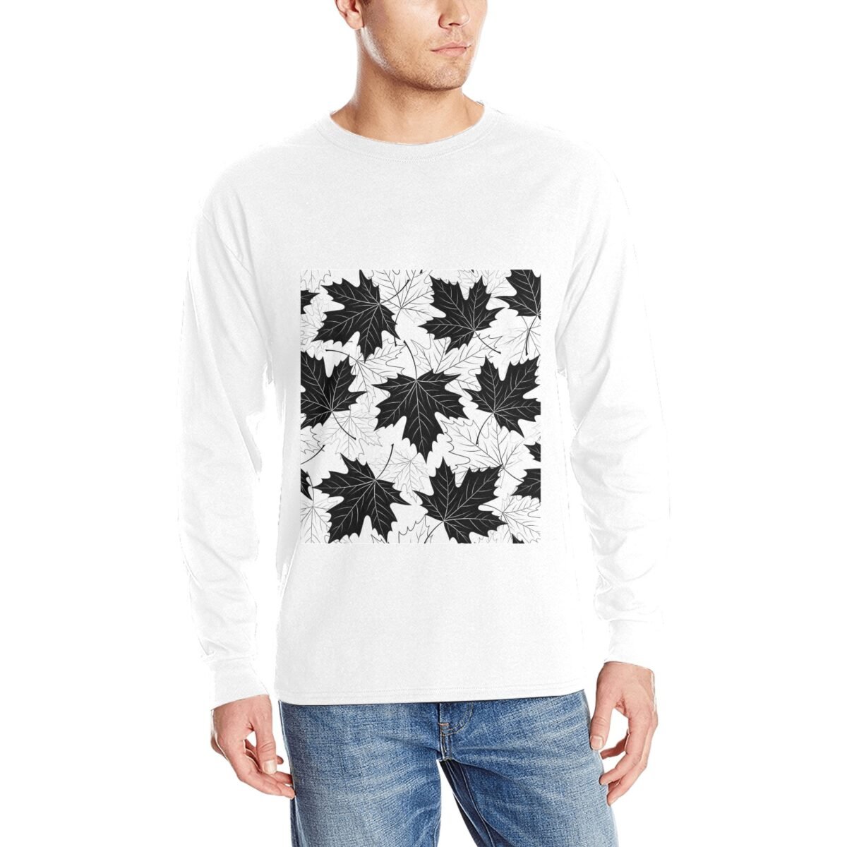 Gildan - Men's Heavy Cotton Long Sleeve T-Shirt - 5400 (One Side Printing) - Image 1