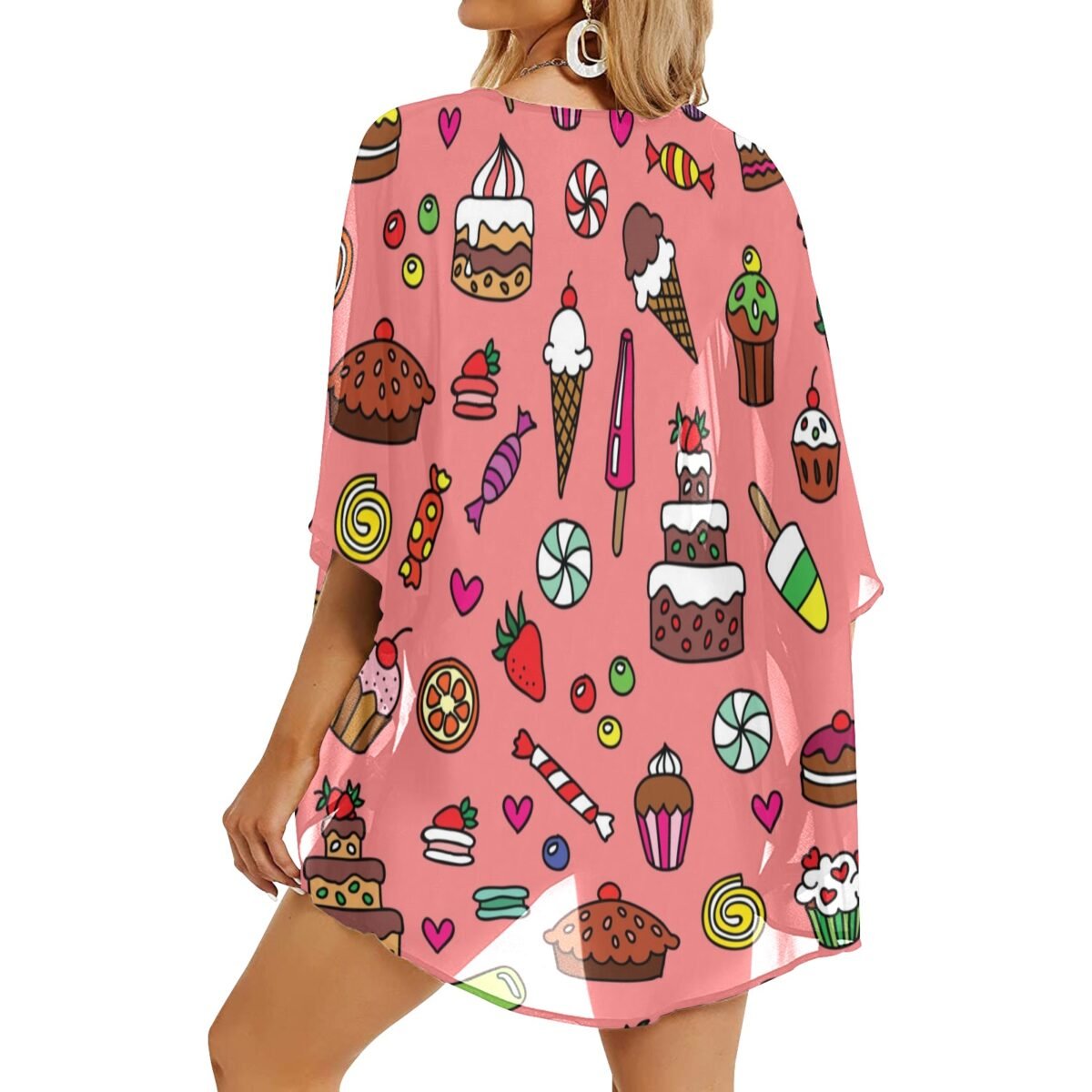 Women's Kimono Chiffon Cover Up (H51) - Image 1