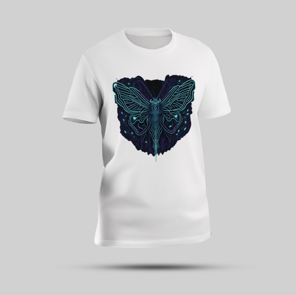 Bold Crocodile Graphic T-shirt – White - Image 1