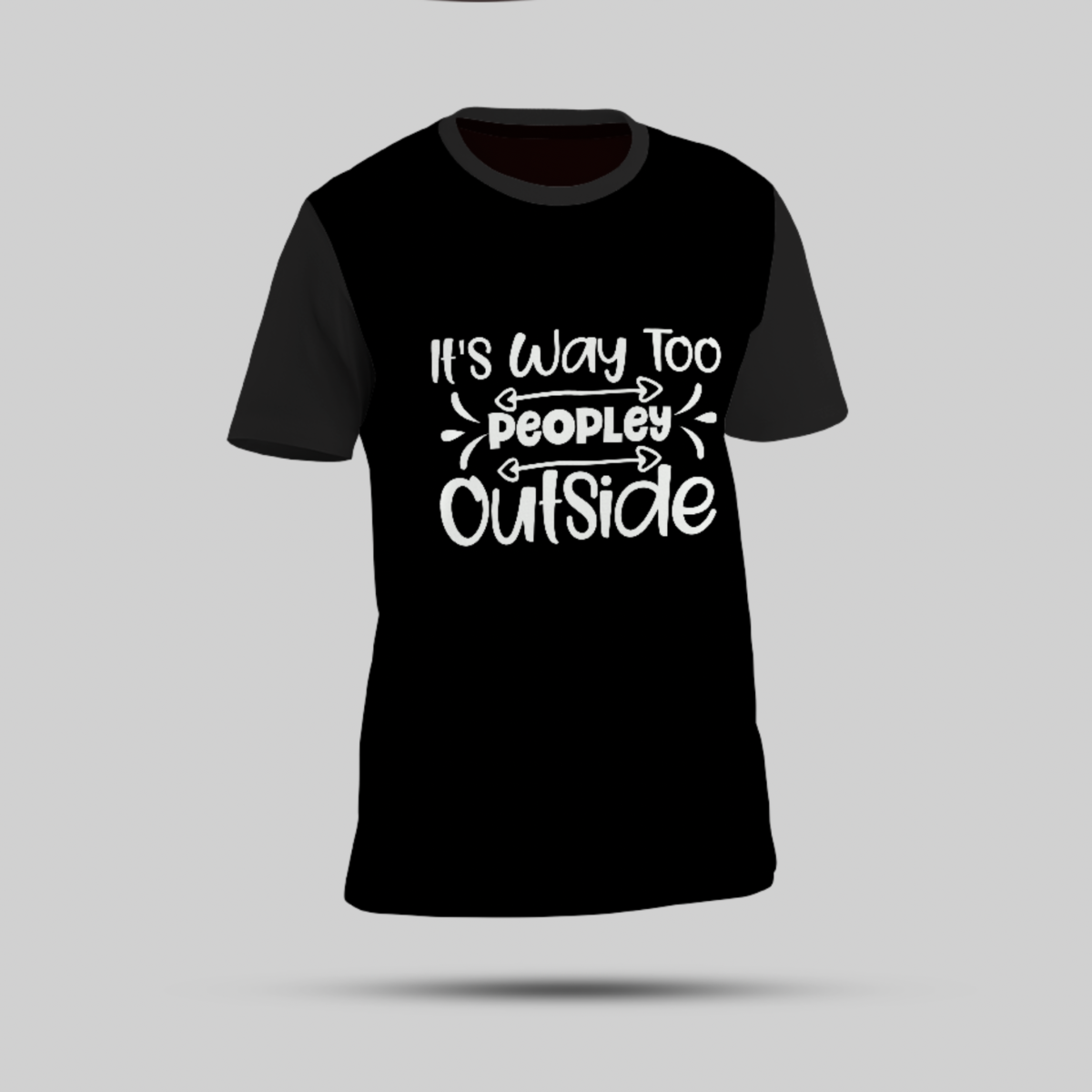 Black "My Brain Has Too Many Tabs Open" T-Shirt - Image 1