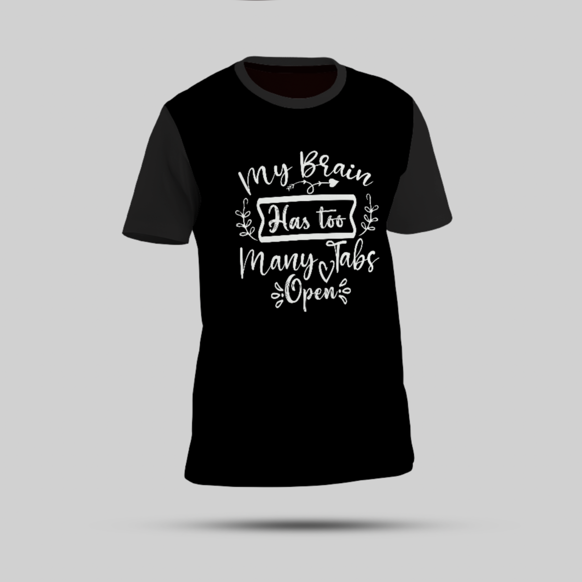 "Sorry I'm Late, I Didn't Want To Come" Adult-ish Graphic T-shirt - Image 2